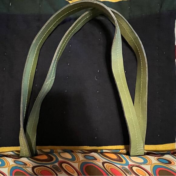 Carlo Pulicati oval geometric abstract pattern nylon bag - Picture 9 of 13